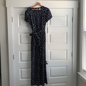 NWT Calvin Klein Polka dot jumpsuit